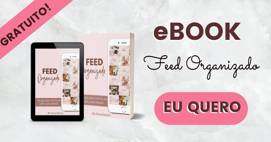 ebook feed organizado no Instagram